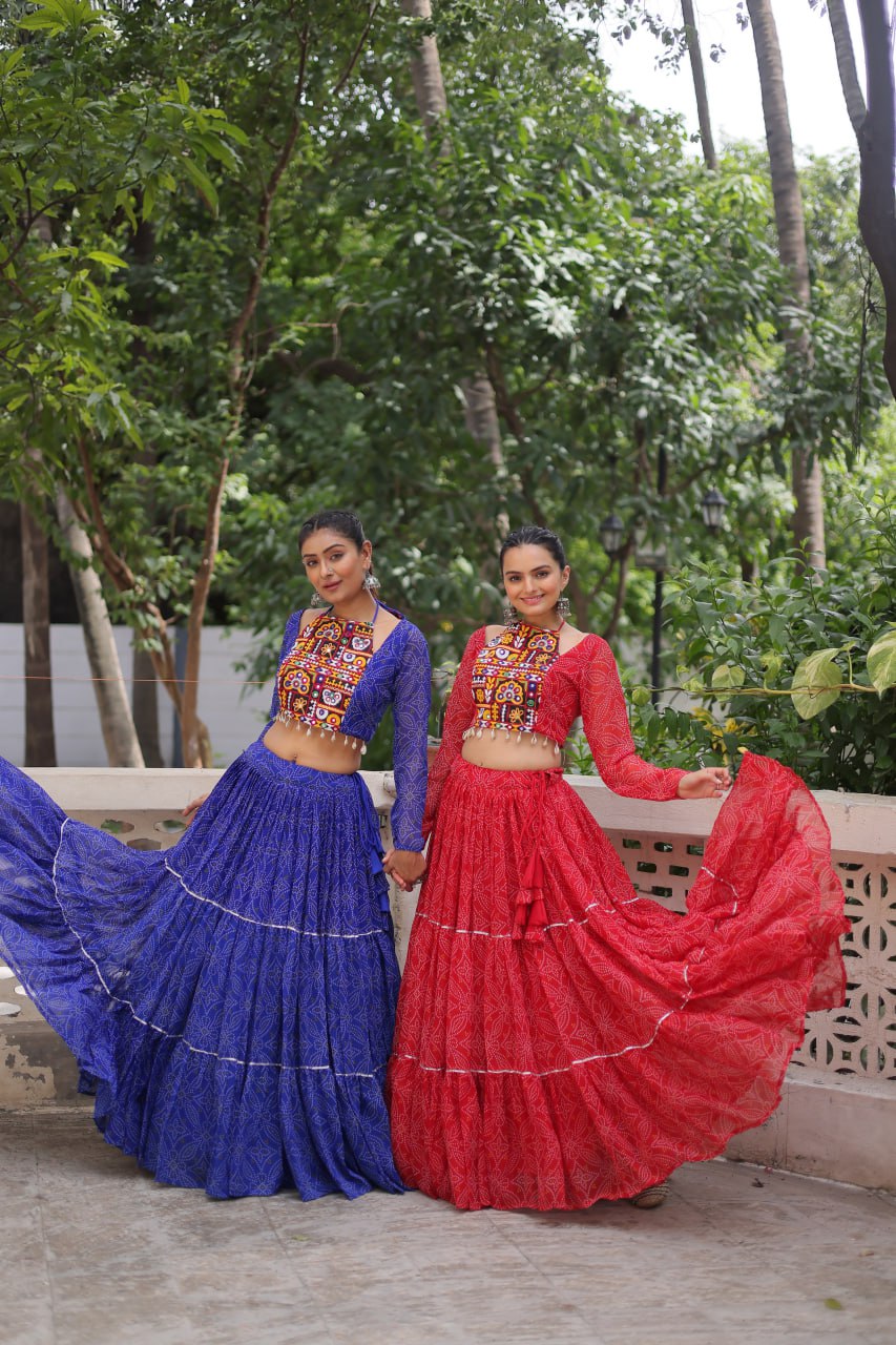 Ghoomar Glow Traditional Color Pop Chaniya Choli