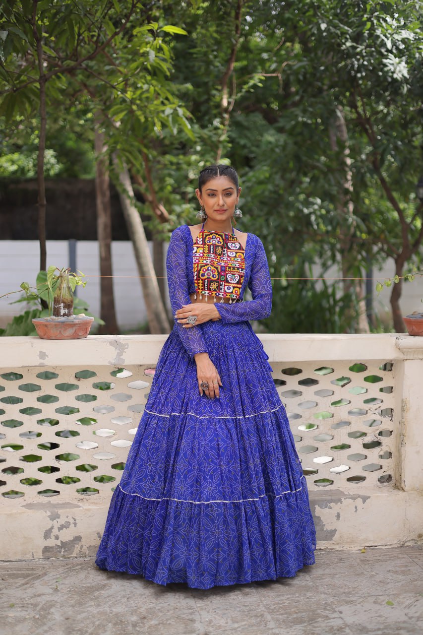 Ghoomar Glow Traditional Color Pop Chaniya Choli