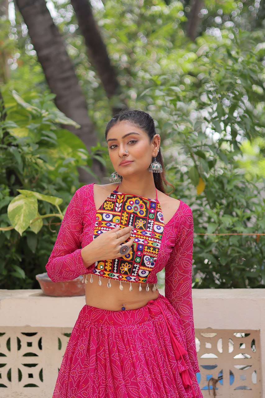 Ghoomar Glow Traditional Color Pop Chaniya Choli