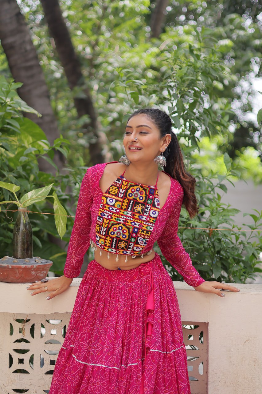 Ghoomar Glow Traditional Color Pop Chaniya Choli