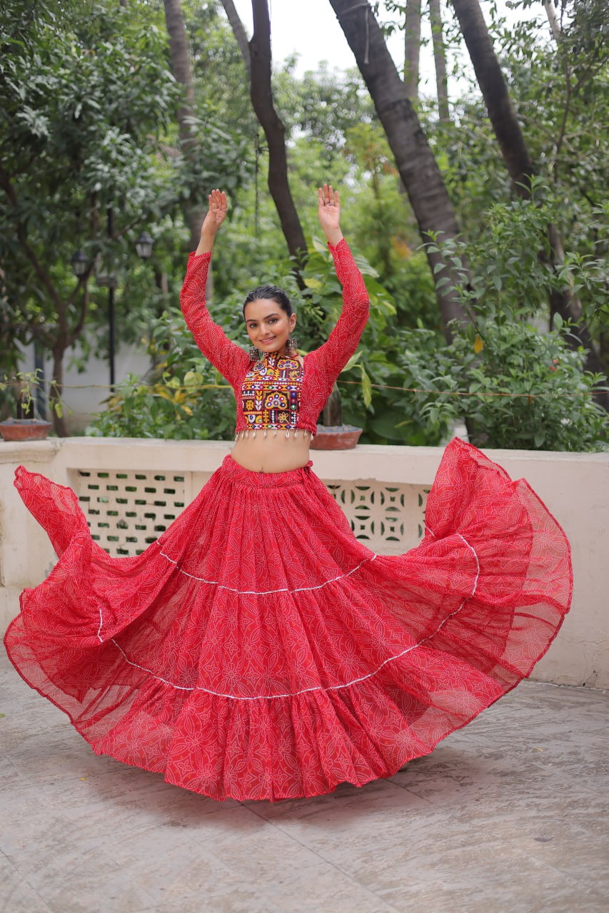Ghoomar Glow Traditional Color Pop Chaniya Choli