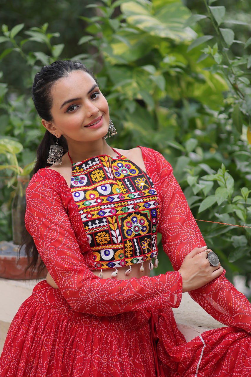 Ghoomar Glow Traditional Color Pop Chaniya Choli