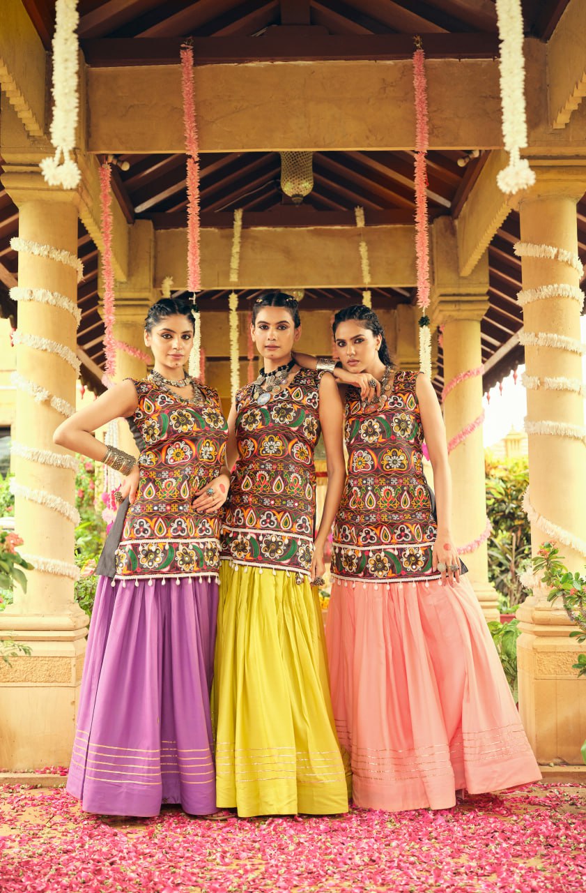 Rang Roop Vibrant Embroidered Chaniya Choli