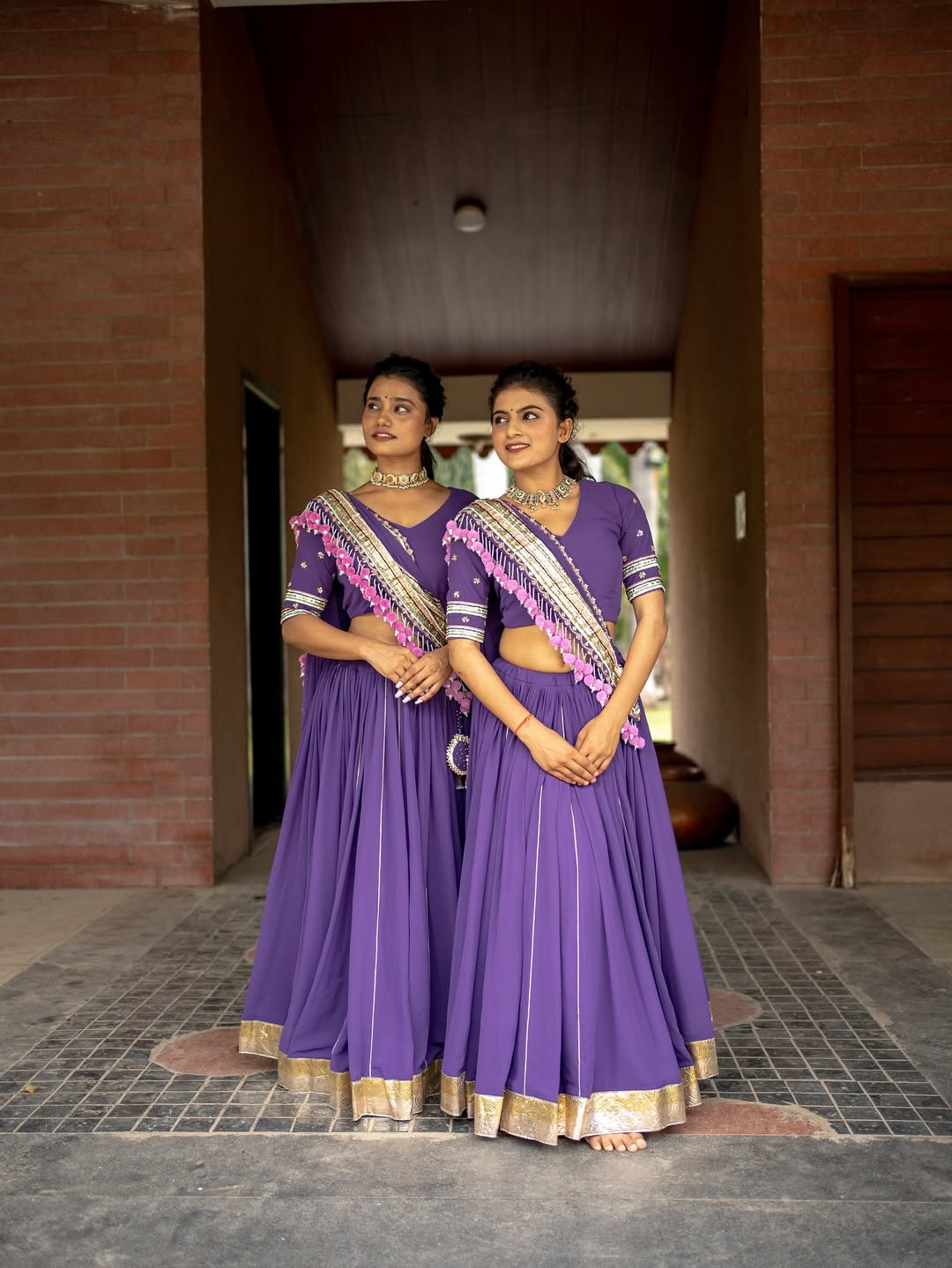 Graceful Purple Navratri Chaniya choli From Raas Collection