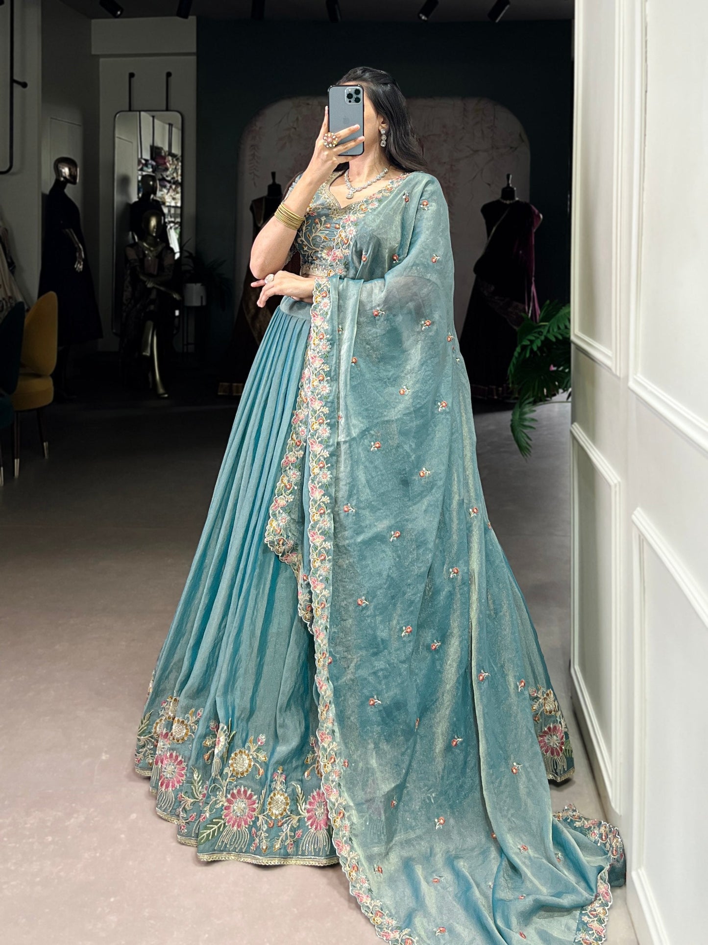 Hiyanshi Bloom Handcrafted Heritage Lehenga Choli