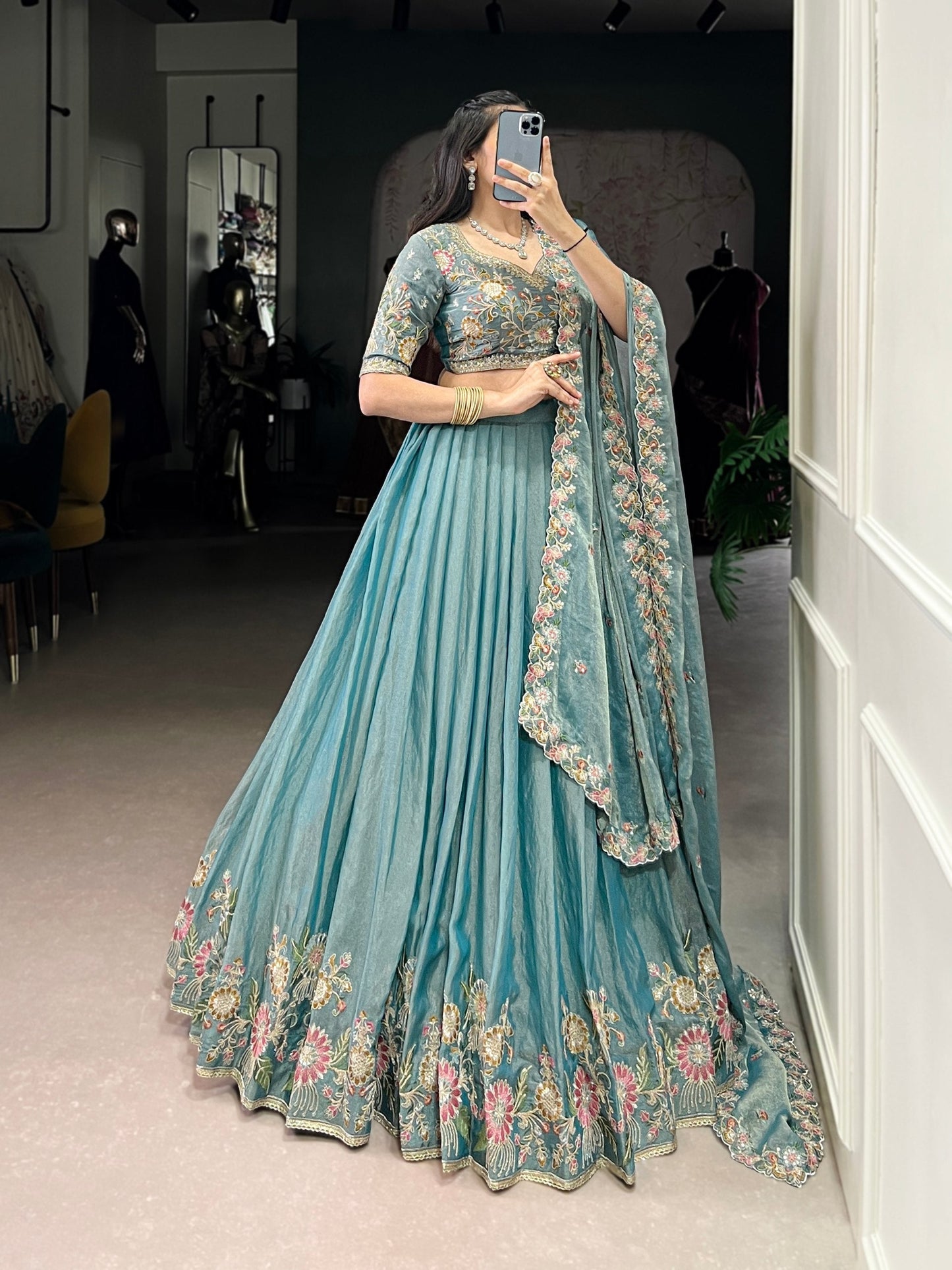 Hiyanshi Bloom Handcrafted Heritage Lehenga Choli