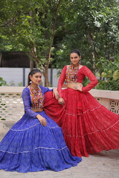 Ghoomar Glow Traditional Color Pop Chaniya Choli