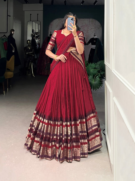 Colors of a Queen Chanderi Classic Lehenga Choli