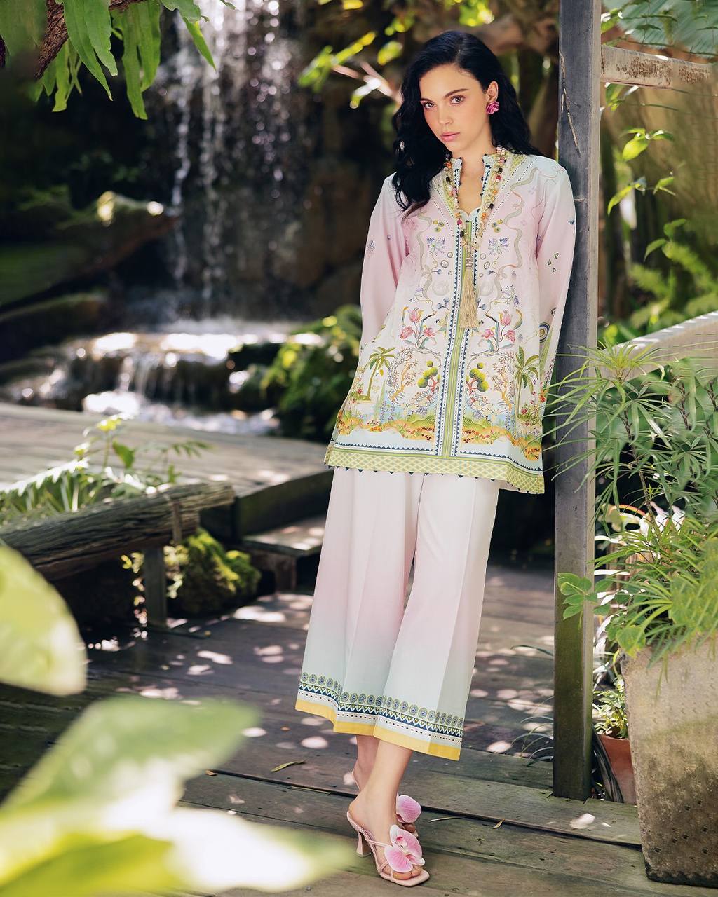 Petals & Grace Breezy Summer Look Digital Print Co-ords Set