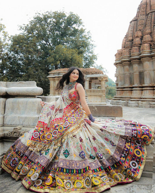 Navraas Couture Mirror Tales of Tradition Navratri Chaniya Choli