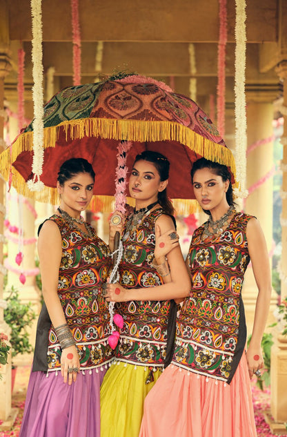 Rang Roop Vibrant Embroidered Chaniya Choli
