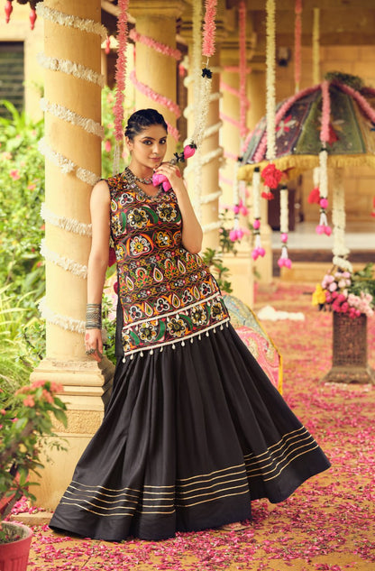 Rang Roop Vibrant Embroidered Chaniya Choli