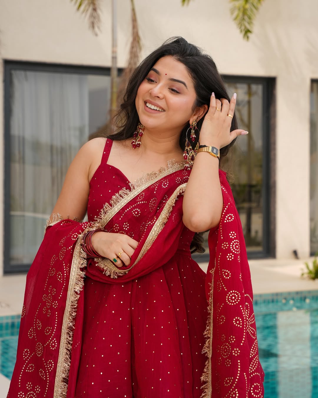 Crimson Blush Kurta Set