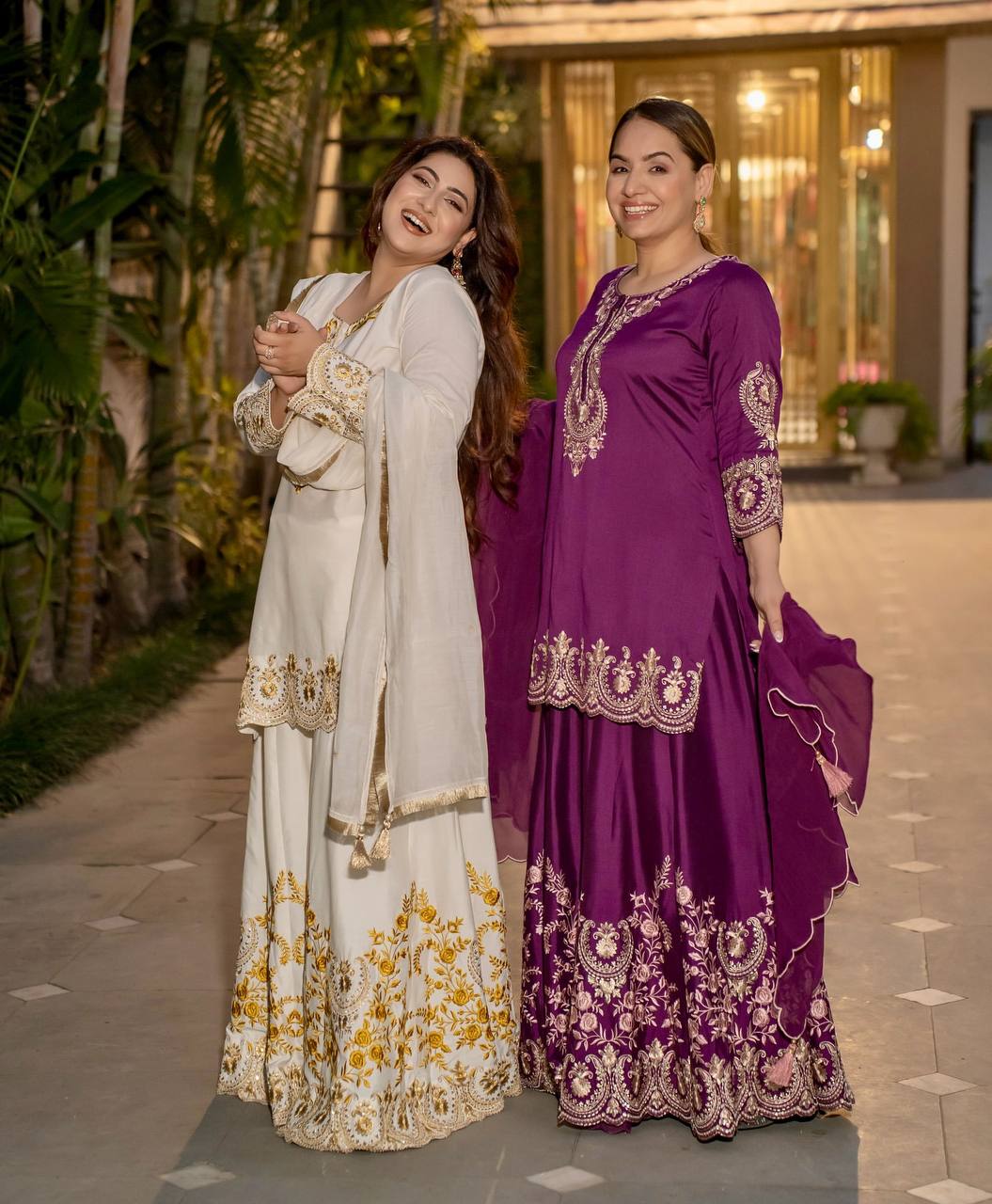 Naureena Enchanted Threads Festive Reverie Plazzo Suit Set