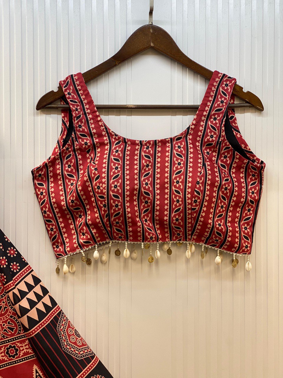 MAROON RAYON DIGITAL PRINTED LEHENGA CHOLI