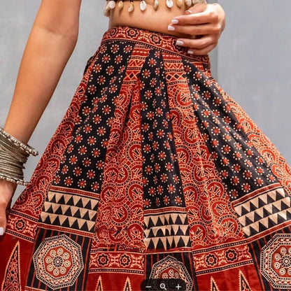 MAROON RAYON DIGITAL PRINTED LEHENGA CHOLI
