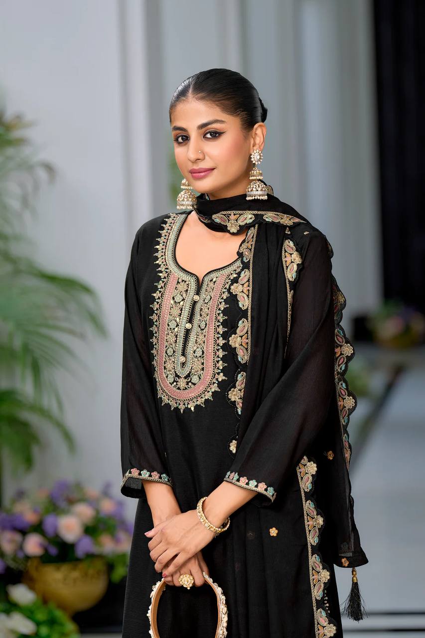 Neerja Designer Party Top Sharara & Dupatta Set