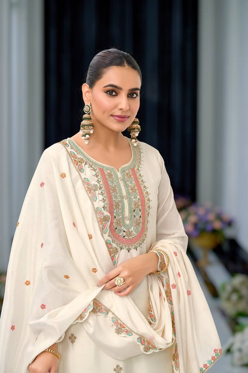 Neerja Designer Party Top Sharara & Dupatta Set