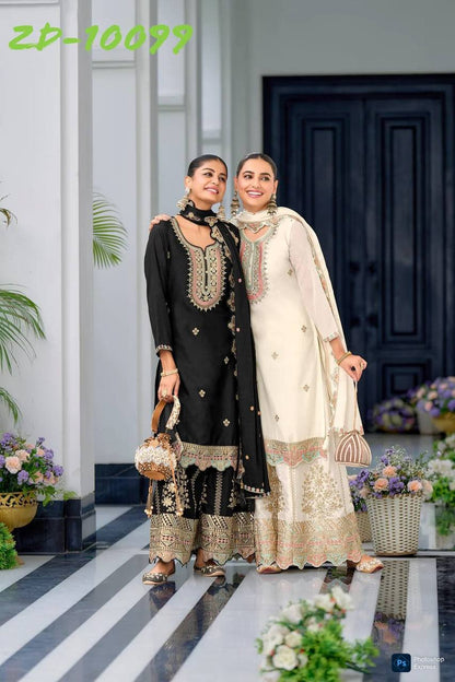 Neerja Designer Party Top Sharara & Dupatta Set